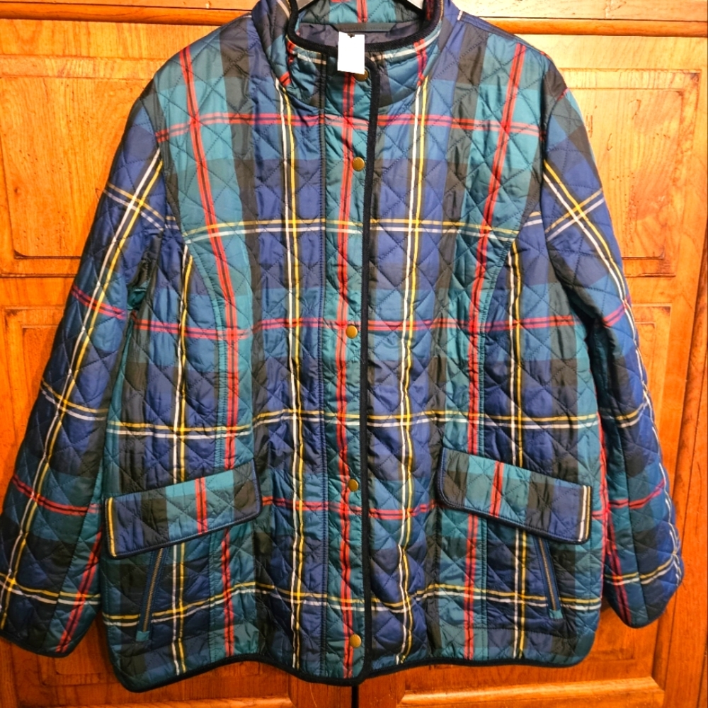 Talbots quilted jacket.